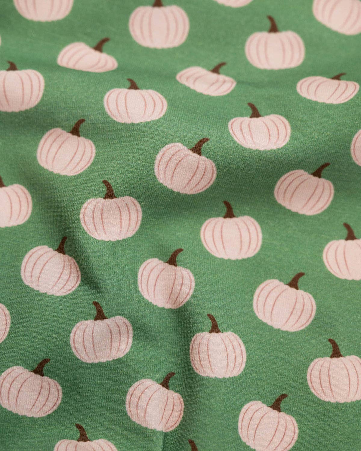 Sage Green Pumpkin Knit Shortall
