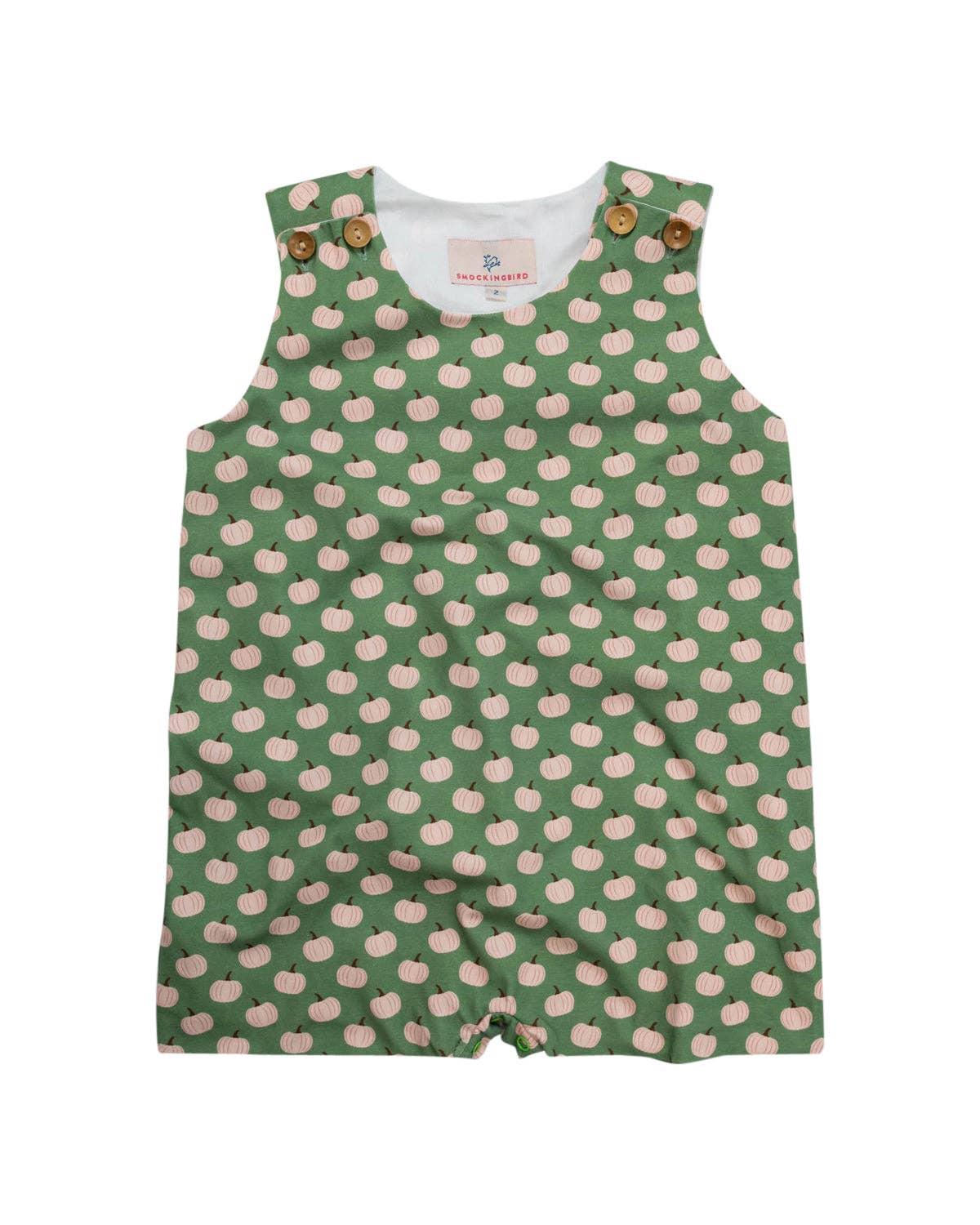 Sage Green Pumpkin Knit Shortall