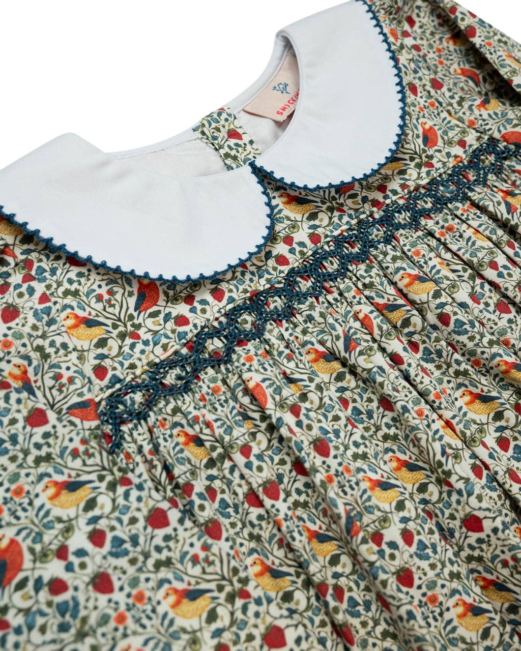 William Morris Bird Print Dress