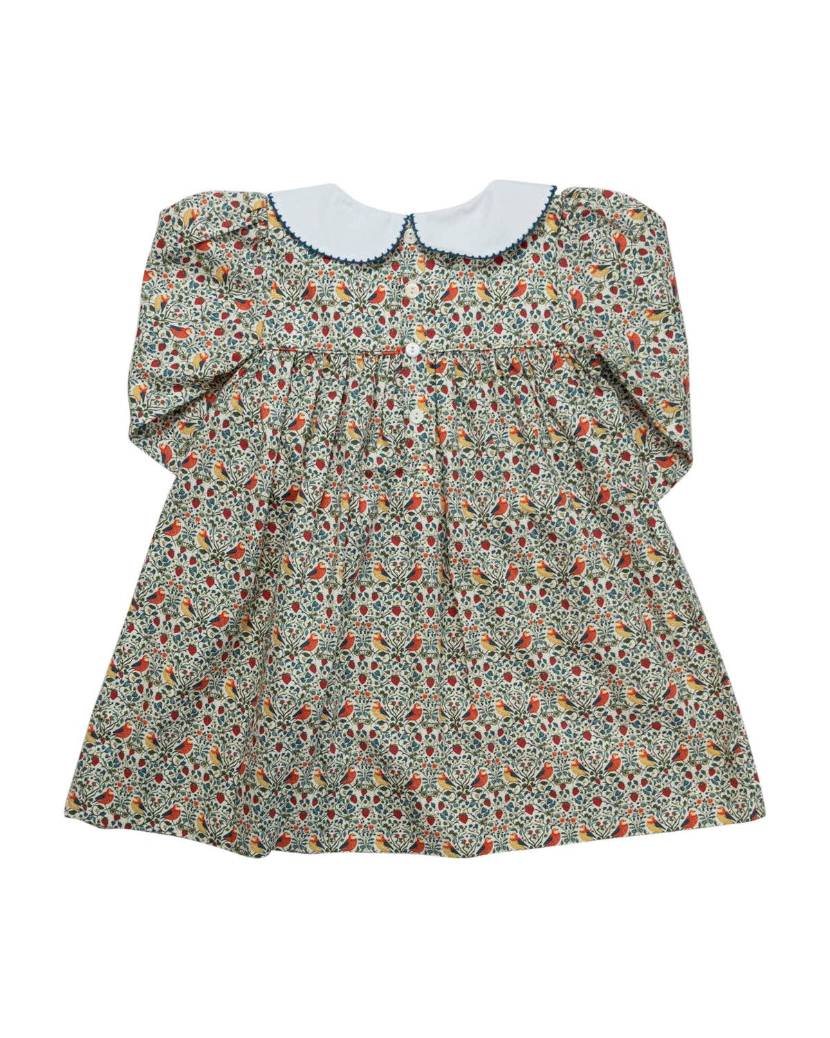 William Morris Bird Print Dress