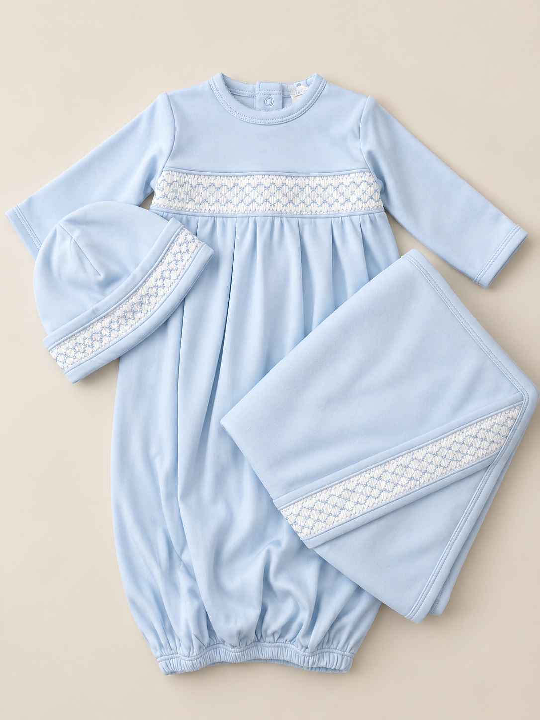 Blue Pima Cotton Take Me Home Set