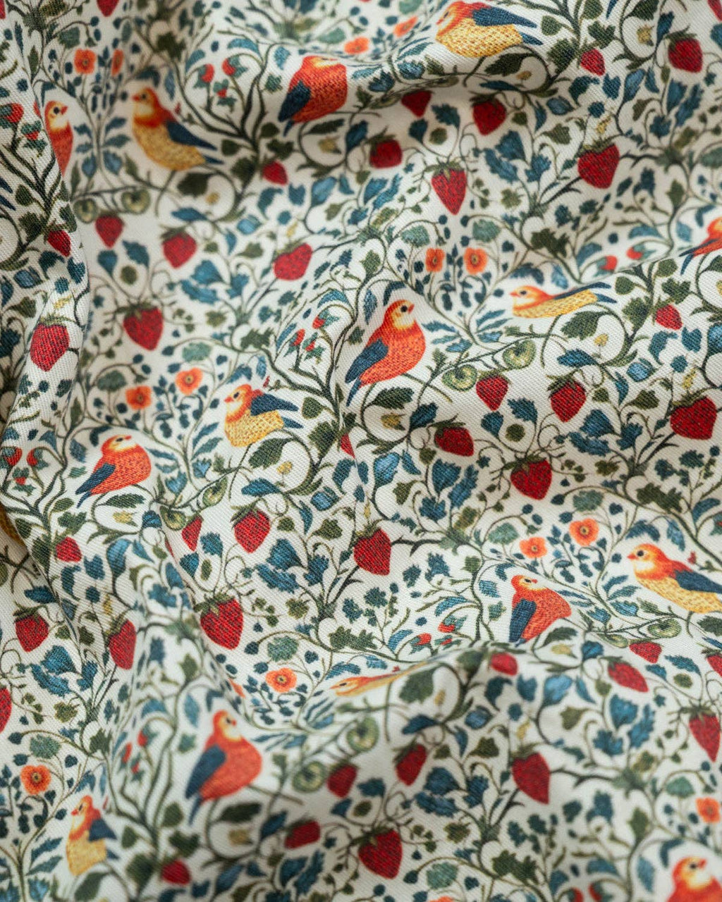William Morris Bird Print Dress